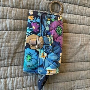 Vera Bradley Midnight Blues Keychain Wallet